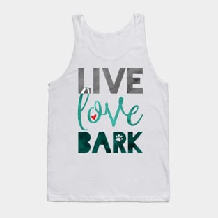 Live Love Bark Tank Top